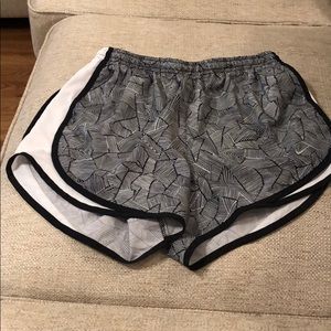 Black and white printed shorts